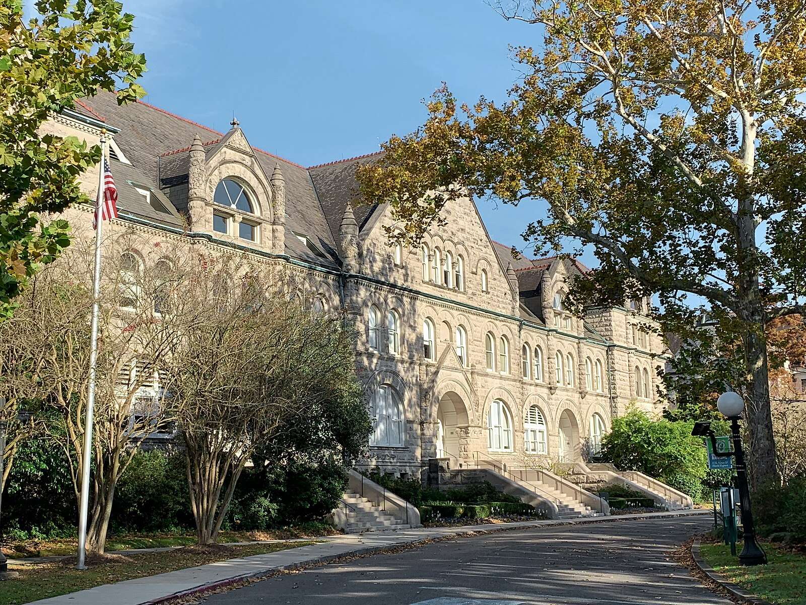 Gibson Hall is featured at Tulane University.