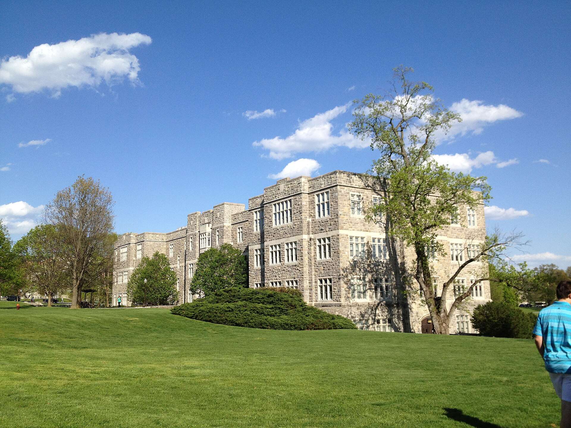 Patton Hall is featured at Virginia Tech.