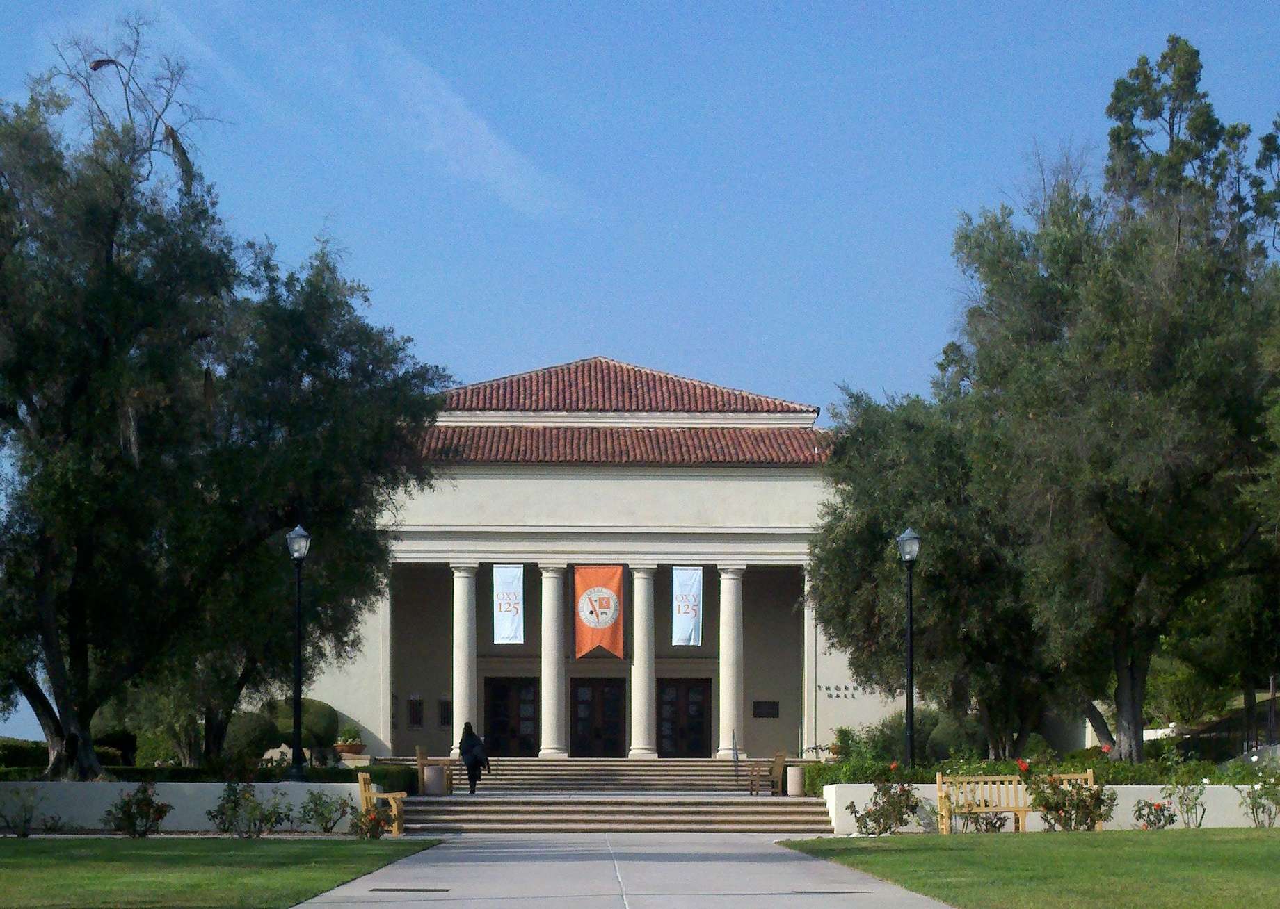 Thorne Hall is featured at Occidental College
