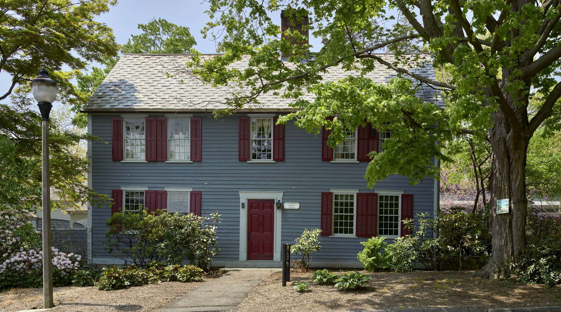 The 1728 Stockbridge House is featured at the University of Massachusetts.